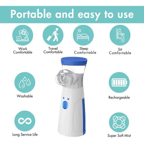 Portable Mini Nebulizer  Breathe Easy Anytime Anywhere